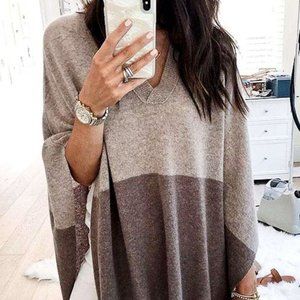 NWT Poncho Style Oversized Knitted Sweater